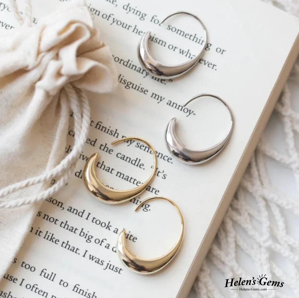 Luxury Gold And Silver Earrings